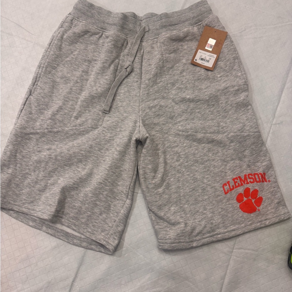 Gray Men's Clemson Sweat Shorts